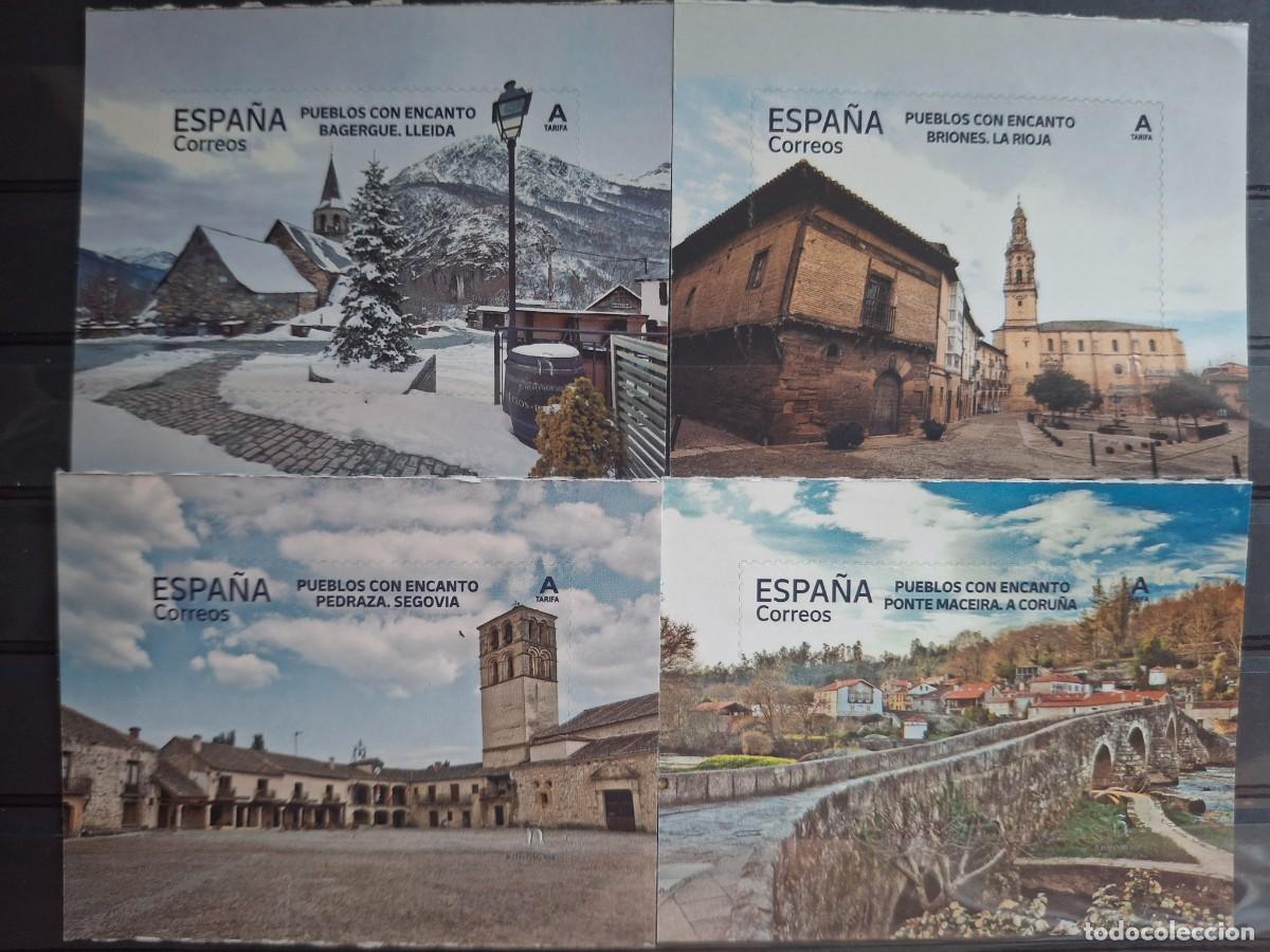 Stamps: Sellos hoja de los pueblos de Espa&ntilde;a de 2023 en nuevo sin fijasello