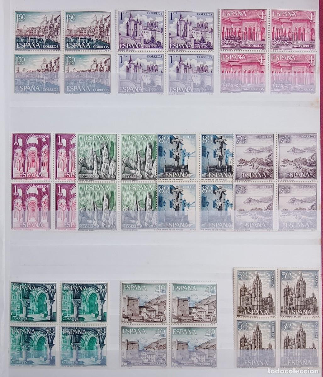 Timbres: Sellos en bloque de 4. Edifil 1541/50. Turismo. I Serie. A&ntilde;o 1964.
