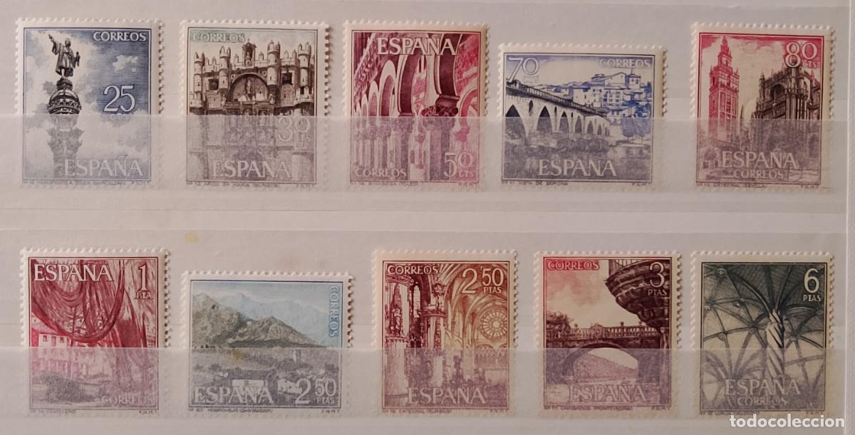 Selos: Sellos. Edifil 1643/52. Turismo. II Serie. A&ntilde;o 1965.