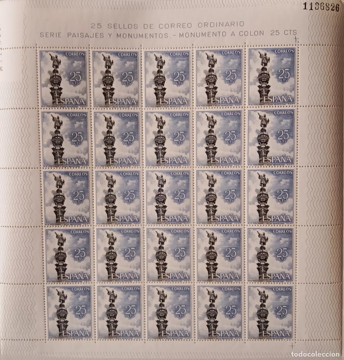 Selos: Sellos pliego. Edifil 1643/52. Turismo. II Serie. A&ntilde;o 1965.
