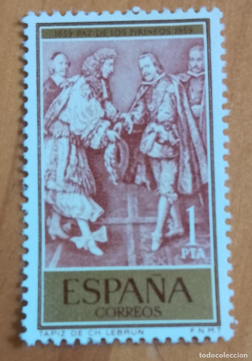 Sellos: SERIE - EDIFIL 1249 - A&Ntilde;O 1959 - 1659.1959 III CENTENARIO DE LA PAZ DE LOS PIRINEOS