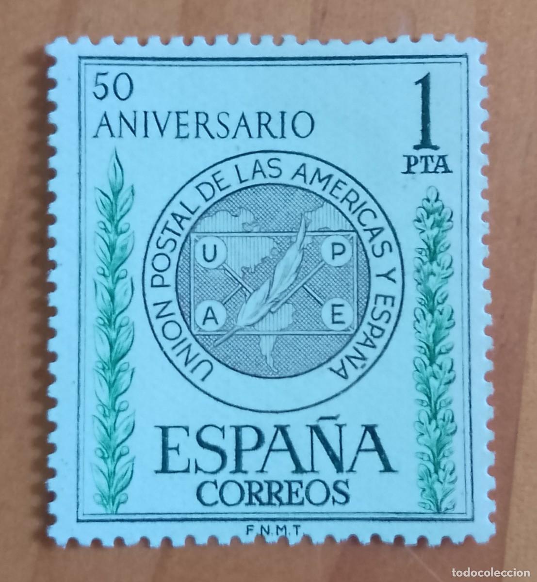 Sellos: SERIE - EDIFIL 1462 - A&Ntilde;O 1962 - 50 ANIVERSARIO DE LA UNI&Oacute;N POSTAL DE LAS AM&Eacute;RICAS Y ESPA&Ntilde;A