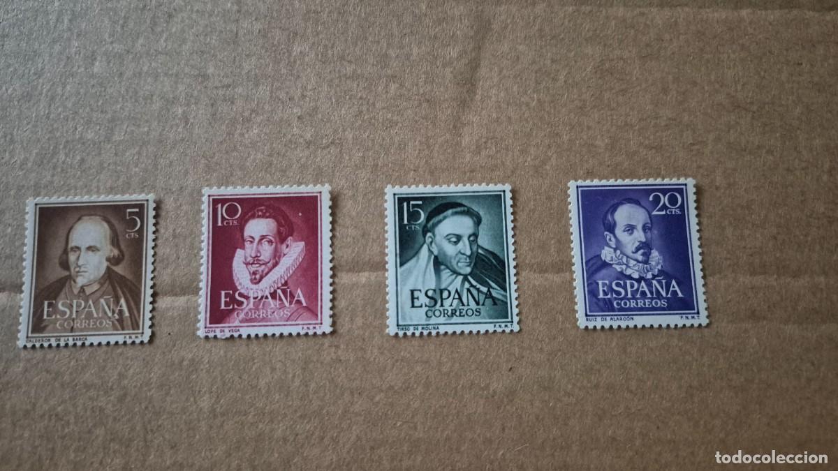 Sellos: LOTE SELLOS ESPA&Ntilde;A 1950-53 LITERATOS