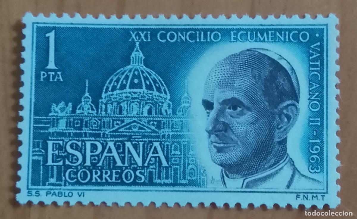 Sellos: SERIE - A&Ntilde;O 1963 - EDIFIL 1540 - CONCILIO ECUM&Eacute;NICO VATICANO II
