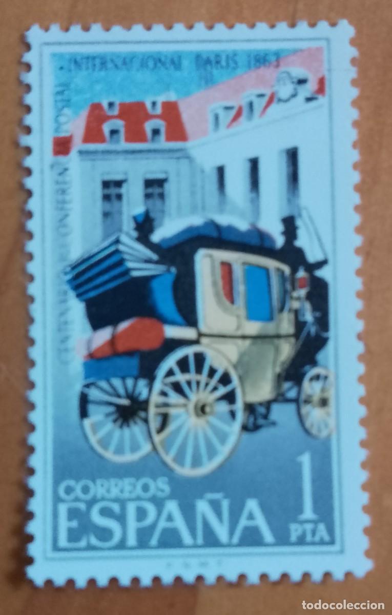 Sellos: SERIE - A&Ntilde;O 1963 - EDIFIL 1508 - CENTENARIO 1&ordf; CONFERENCIA POSTAL INTERNACIONAL PARIS 1863