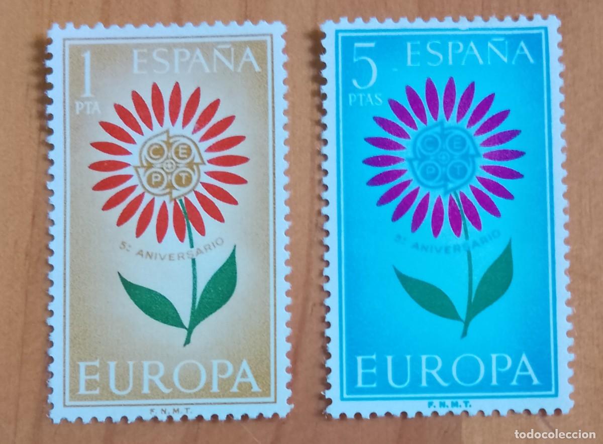 Selos: SERIE, A&Ntilde;O 1964 - EDIFIL 1613 Y 1614 - EUROPA, CEPT
