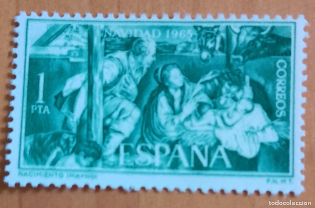 Sellos: SERIE, A&Ntilde;O 1965 - EDIFIL 1692 - NAVIDAD, NACIMIENTO DE MAYNO