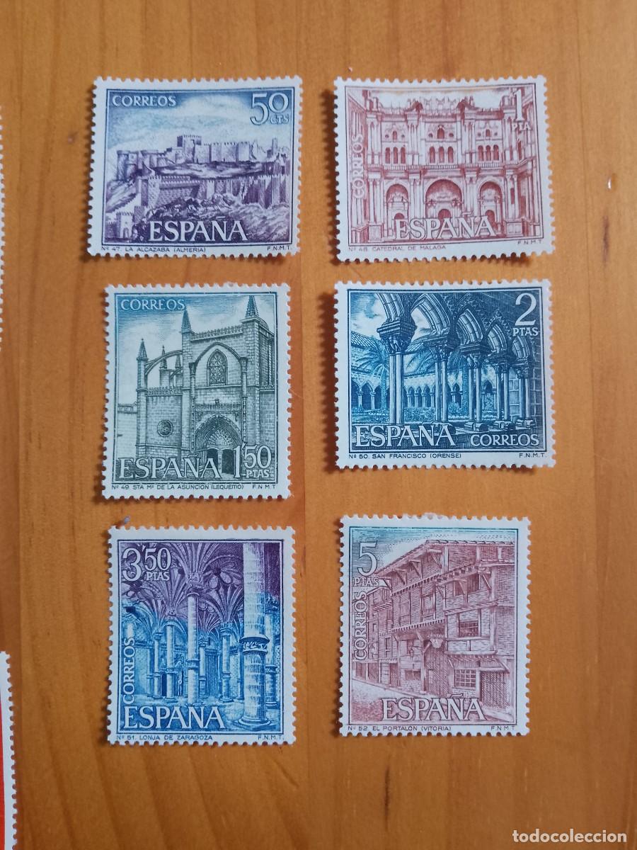 Sellos: SERIE - A&Ntilde;O 1970 - EDIFIL 1982 A 1987 - PAISAJES Y MONUMENTOS.