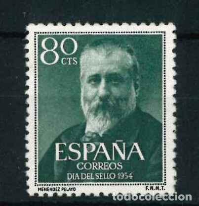 Sellos: Espa&ntilde;a 1954. Men&eacute;ndez Pelayo. Edifil 1142 R18.2