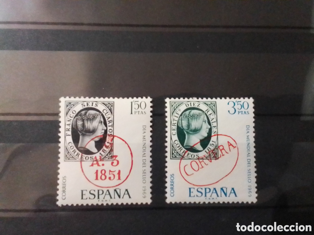 Sellos: D&iacute;a Mundial del Sello,1969