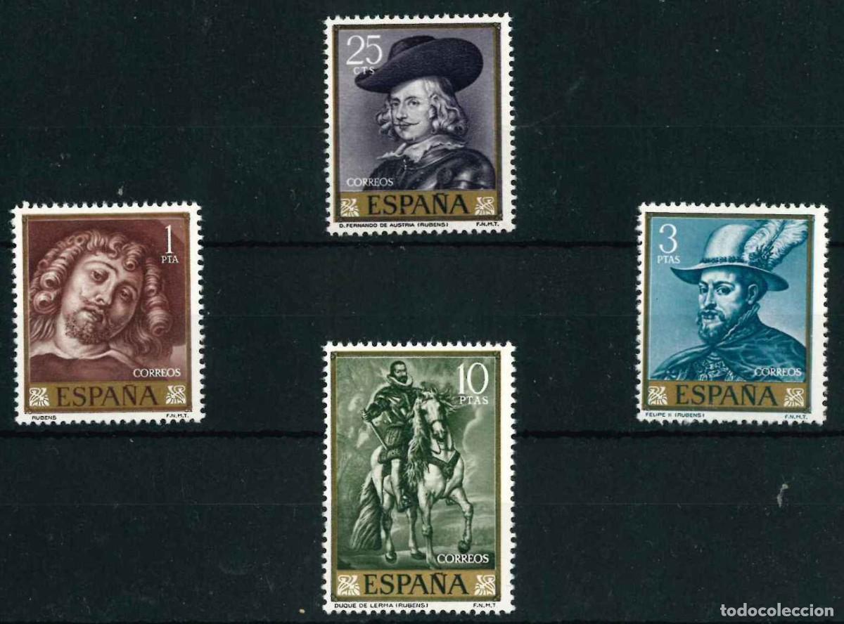 Sellos: Espa&ntilde;a 1962. Rubens, Edifil 1434/37** MNH R48.2