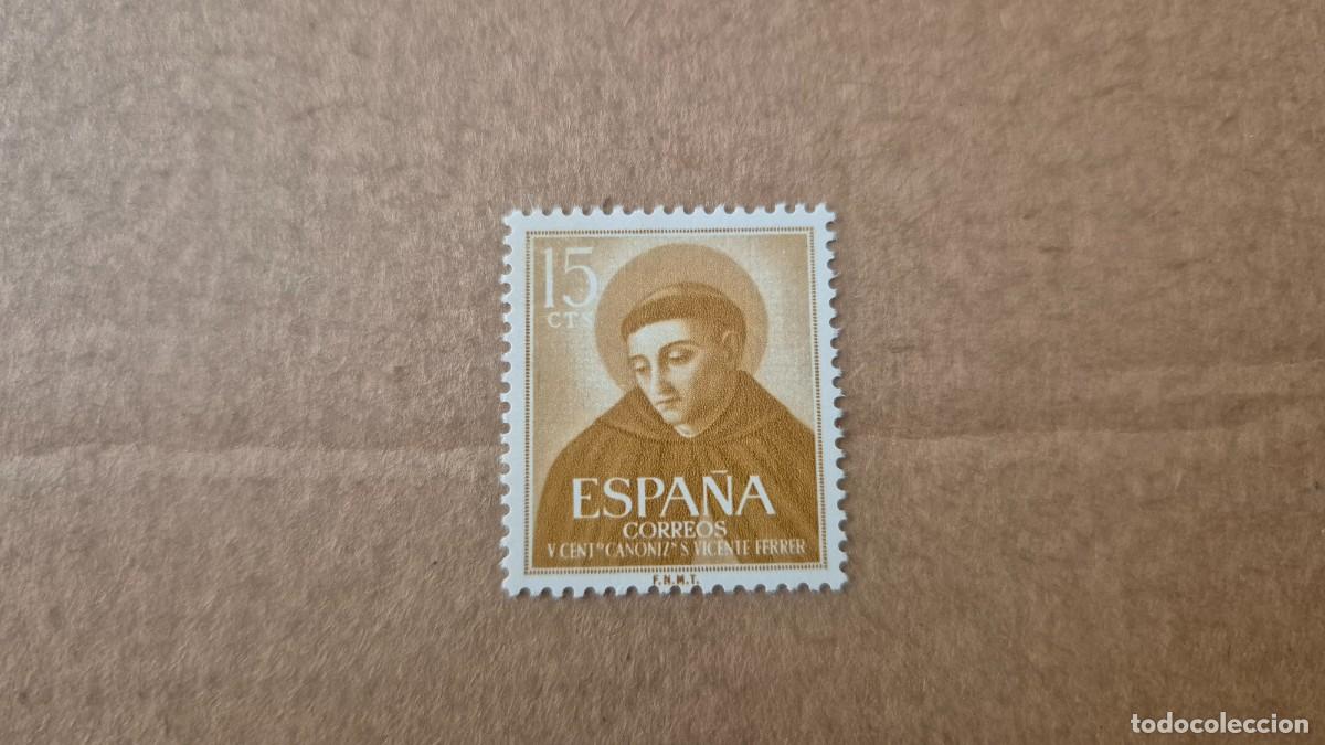 Sellos: LOTE SELLOS ESPA&Ntilde;A 1955 SAN VICENTE FERRER