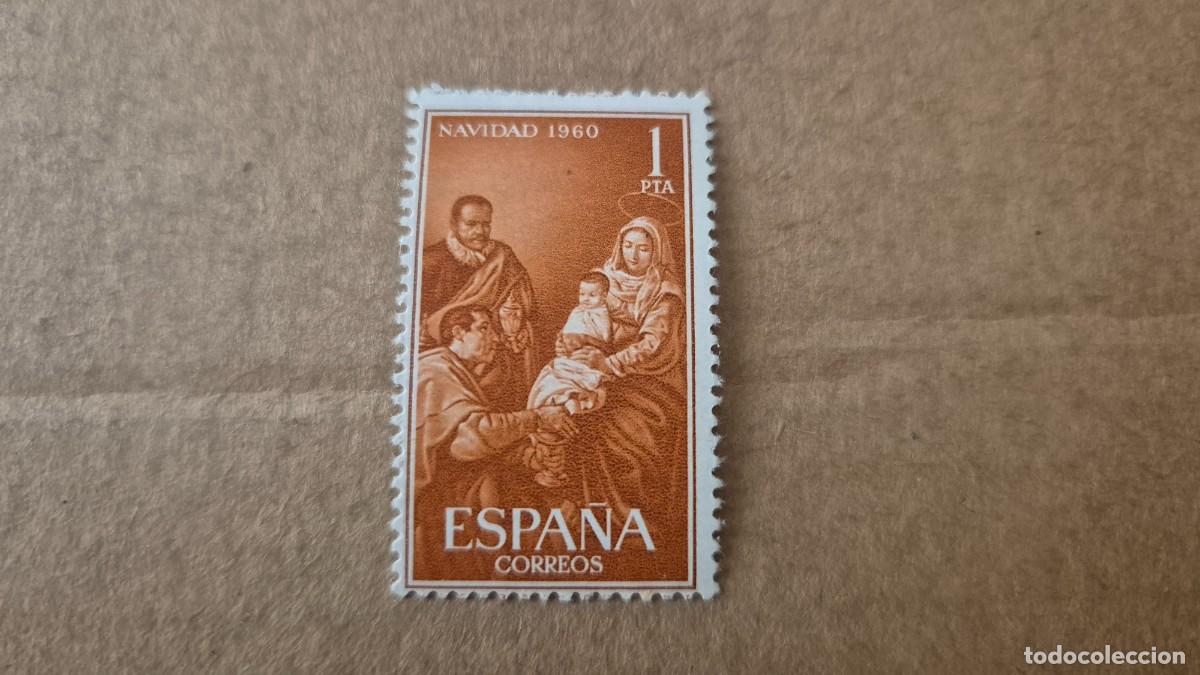 Sellos: LOTE SELLOS ESPA&Ntilde;A 1960 NAVIDAD