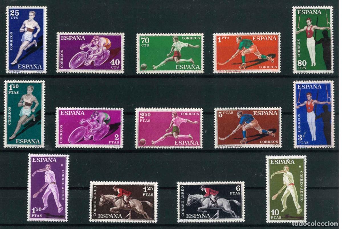 Sellos: Espa&ntilde;a 1960. Deportes Edifil 1306/19** MNH R59.2