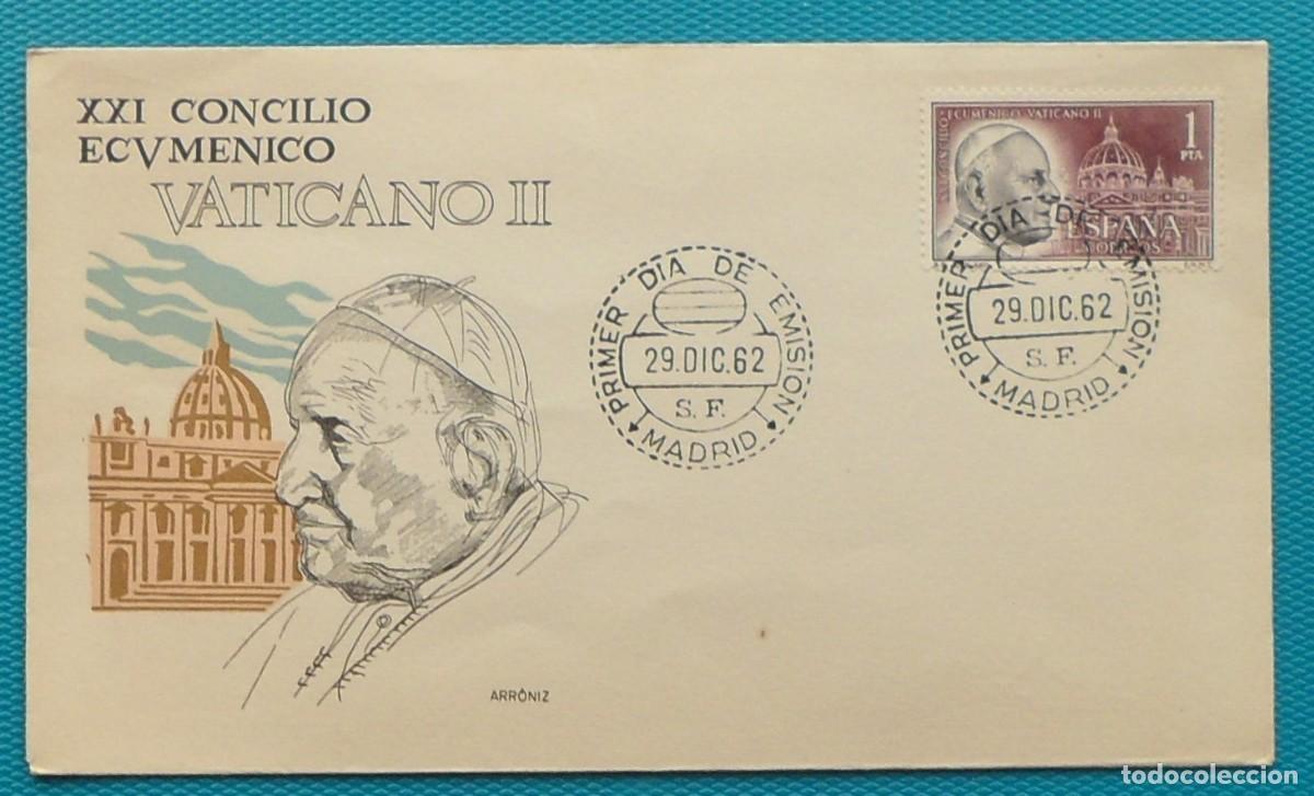 Briefmarken: 1962-ESPA&Ntilde;A-SPD-VER FOTO-1480-XXI CONCILIO ECUMENICO VATICANO II