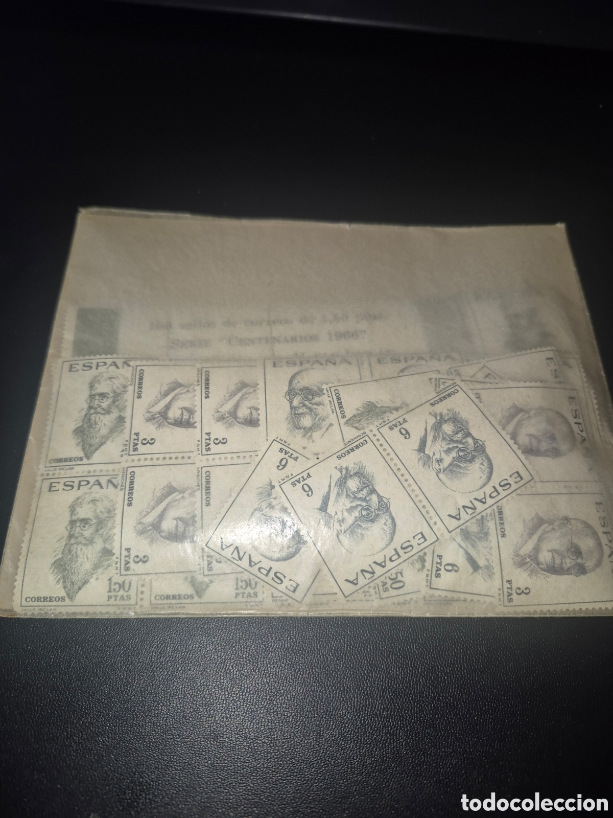 Sellos: Lote serie personajes 1966