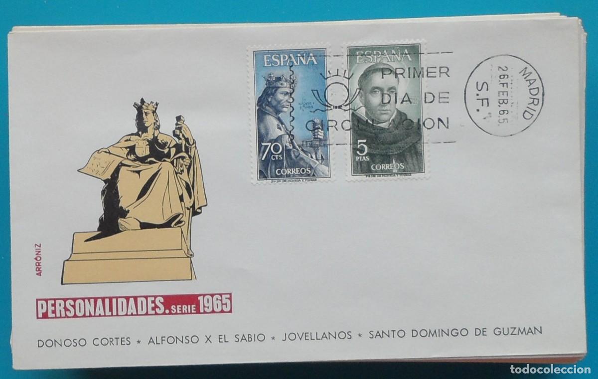 Sellos: 1965-ESPA&Ntilde;A-SPD-VER FOTO-N&ordm;1656-PERSONAJES ESPA&Ntilde;OLES