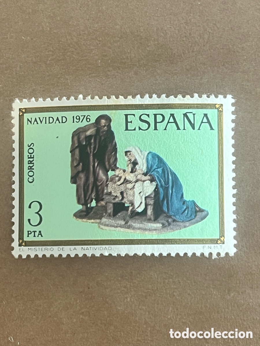 Sellos: Sello Espa&ntilde;a 1976 - Navidad: El Misterio de la Natividad (3 ptas) Nuevo