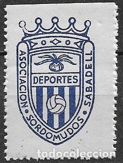 Sellos: VI&Ntilde;ETAS. Deportes. Asociaci&oacute;n Sordomudos Sabadell * *