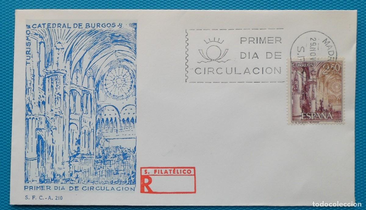 Sellos: 1965-ESPA&Ntilde;A-SPD-VER FOTO-N&ordm;1649-SERIE TURISTICA-CATEDRAL DE BURGOS