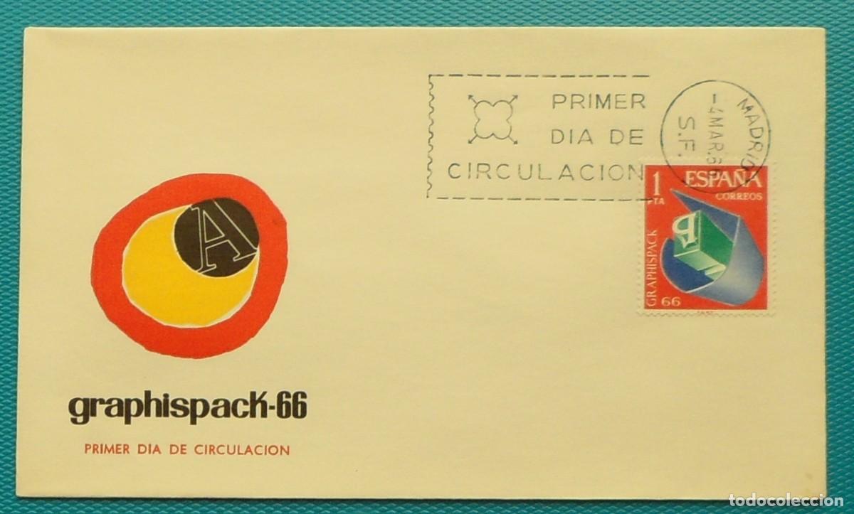 Sellos: 1966-ESPA&Ntilde;A-SPD-VER FOTO-N&ordm;1709-ARTES GRAFICAS