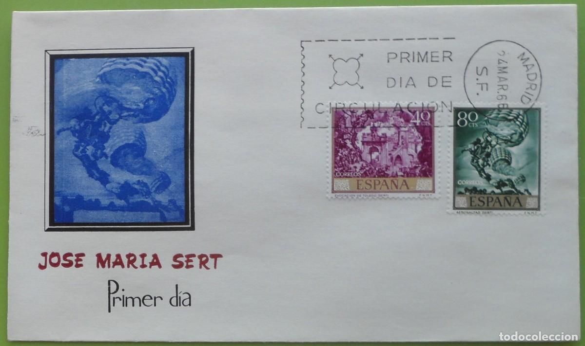 Sellos: 1966-ESPA&Ntilde;A-SPD-VER FOTO-N&ordm;1710/9-PINTOR JOSE MARIA SERT