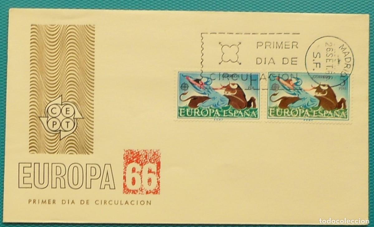 Sellos: 1966-ESPA&Ntilde;A-SPD-VER FOTO-N&ordm;1747/8-EUROPA-CEPT