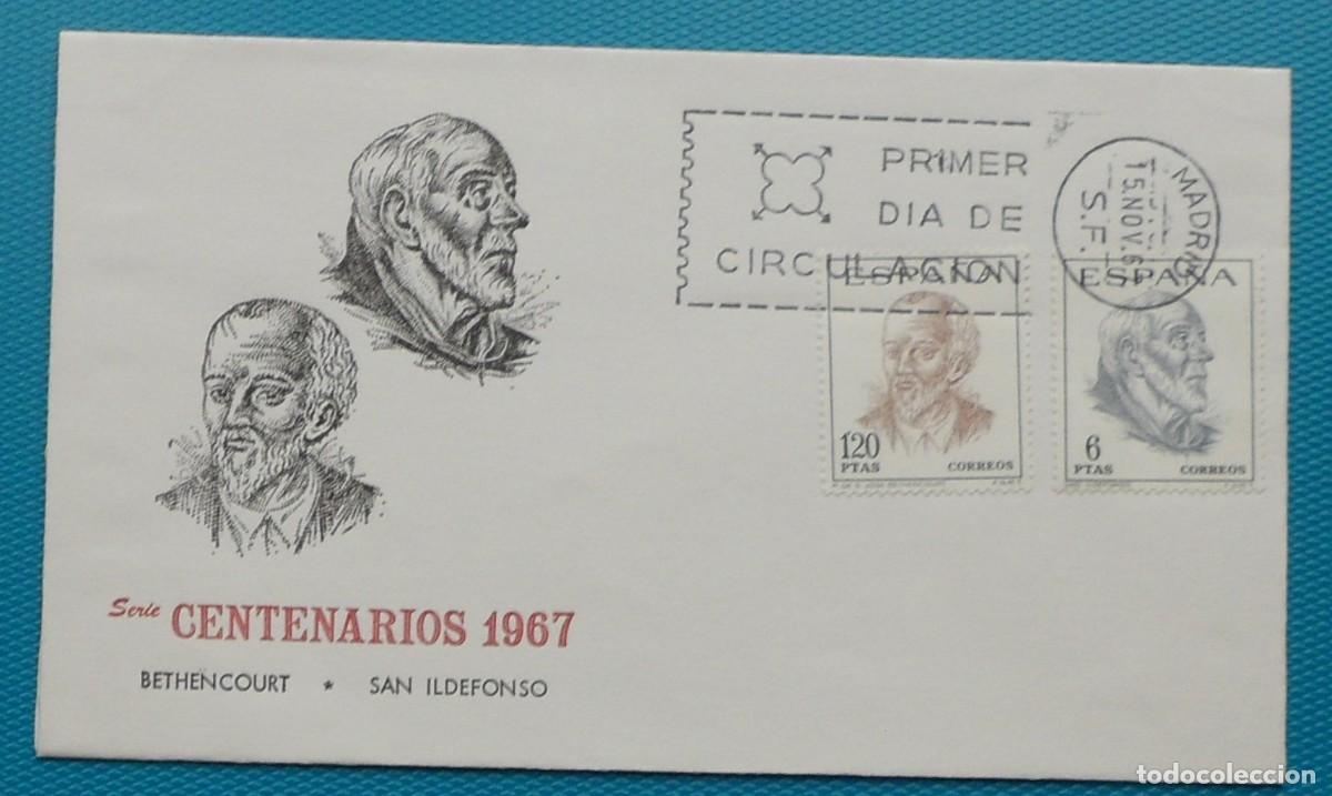 Sellos: 1967-ESPA&Ntilde;A-SPD-VER FOTO-N&ordm;1830/3-CENTENARIOS DE CELEBRIDADES 1967