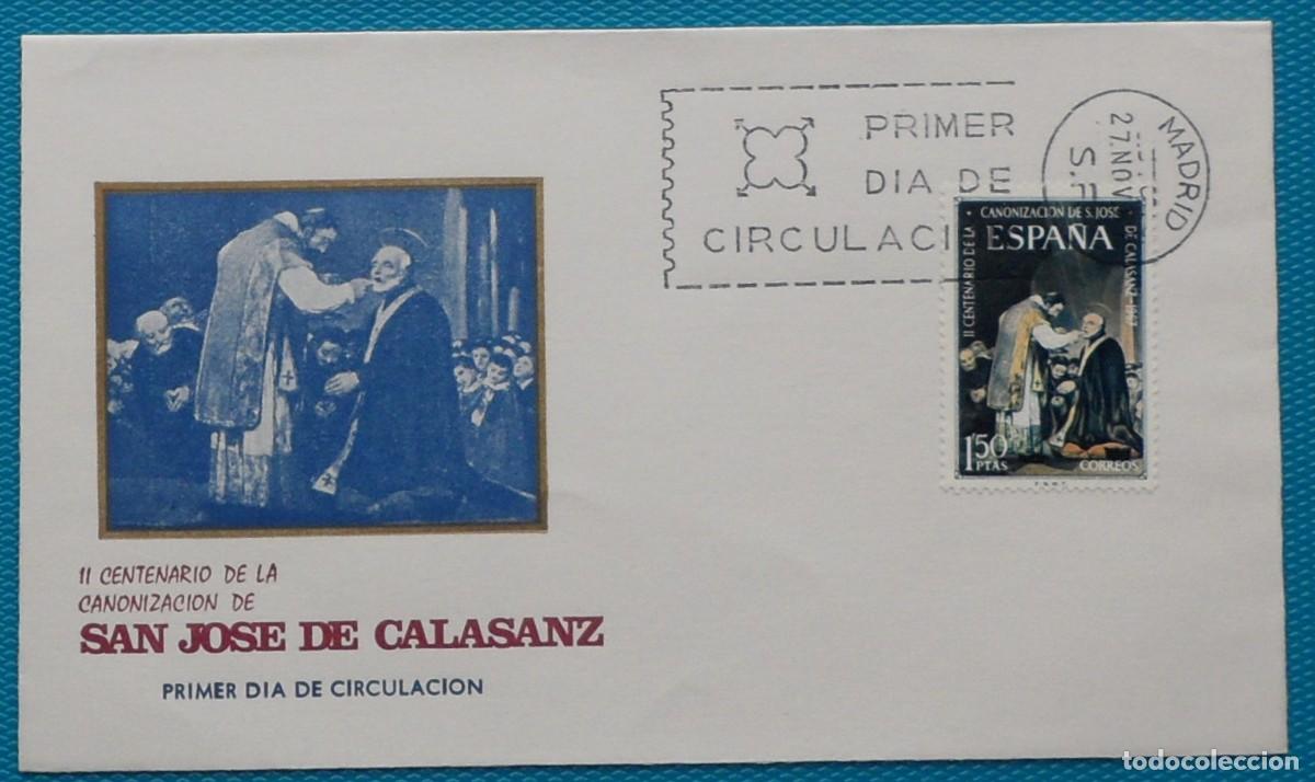 Sellos: 1967-ESPA&Ntilde;A-SPD-VER FOTO-N&ordm;1837-SAN JOSE DE CALASANZ
