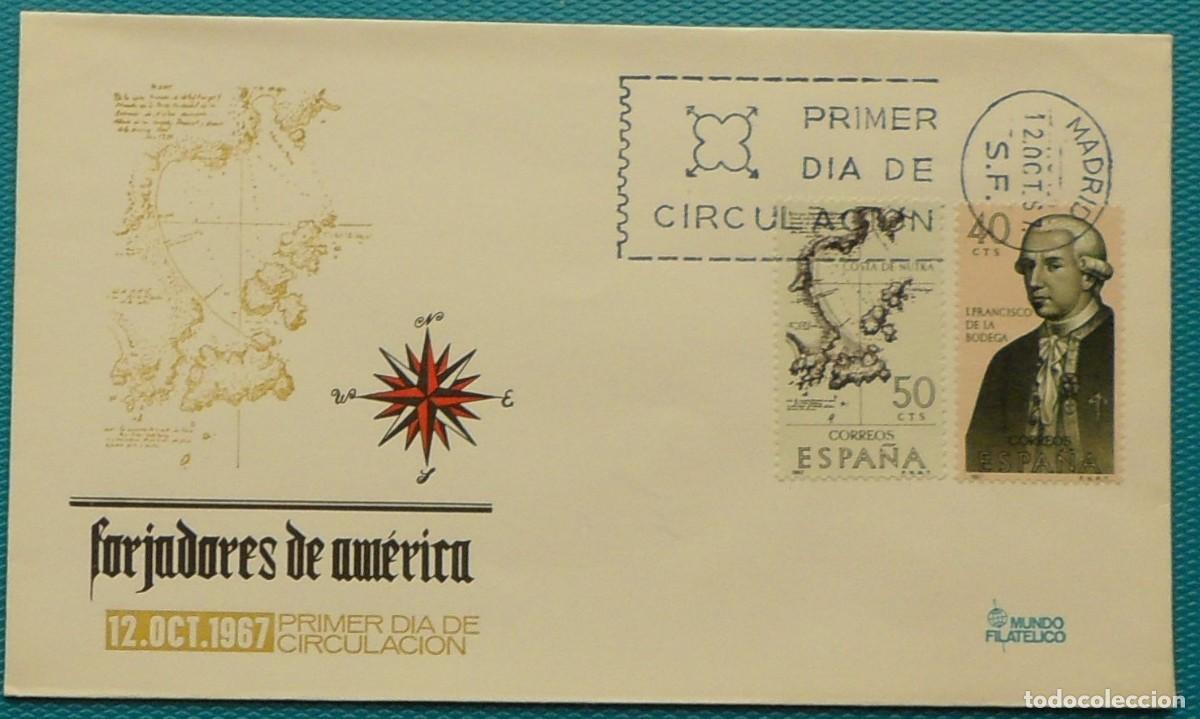 Sellos: 1967-ESPA&Ntilde;A-SPD-VER FOTO-N&ordm;1819/26-FORJADORES DE AMERICA