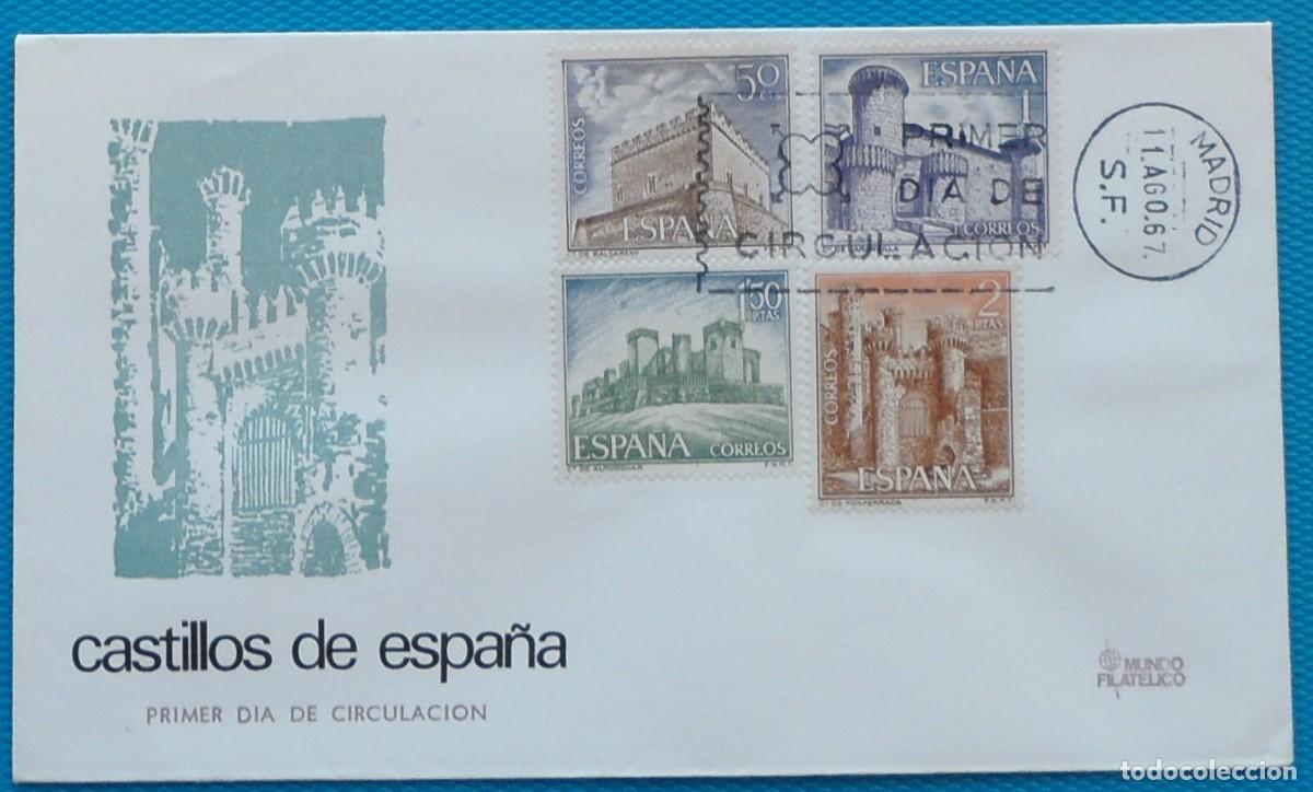 Sellos: 1967-ESPA&Ntilde;A-SPD-VER FOTO-N&ordm;1809/16-CASTILLOS DE ESPA&Ntilde;A