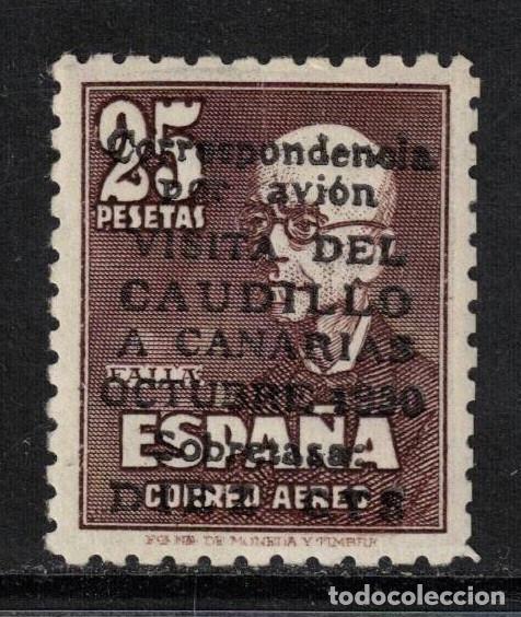 Sellos: ESPA&Ntilde;A - VISITA DEL CAUDILLO A CANARIAS ** 1083 - A&Ntilde;O 1950 - MNH