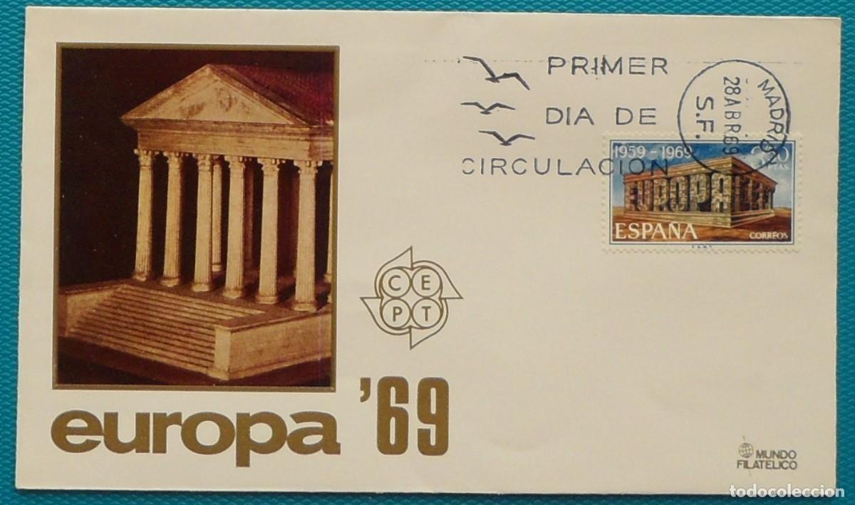 Sellos: 1969-ESPA&Ntilde;A-SPD-VER FOTO-N&ordm;1921-EUROPA-CEPT
