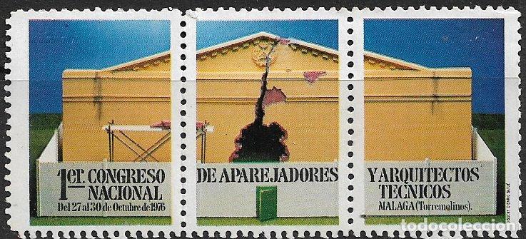 Sellos: VI&Ntilde;ETAS 1&ordm; Congreso Nacional de Aparejadores y Arquitectos T&eacute;cnicos (*) tr&iacute;ptico