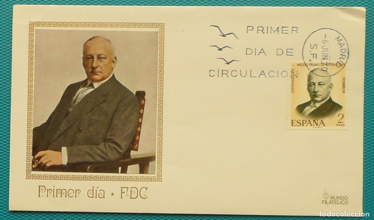 Sellos: 191970-ESPA&Ntilde;A-SPD-VER FOTO-N&ordm;1976-CENTENARIO DEL NACIMIENTO DE MIGUEL PRIMO DE RIVERA