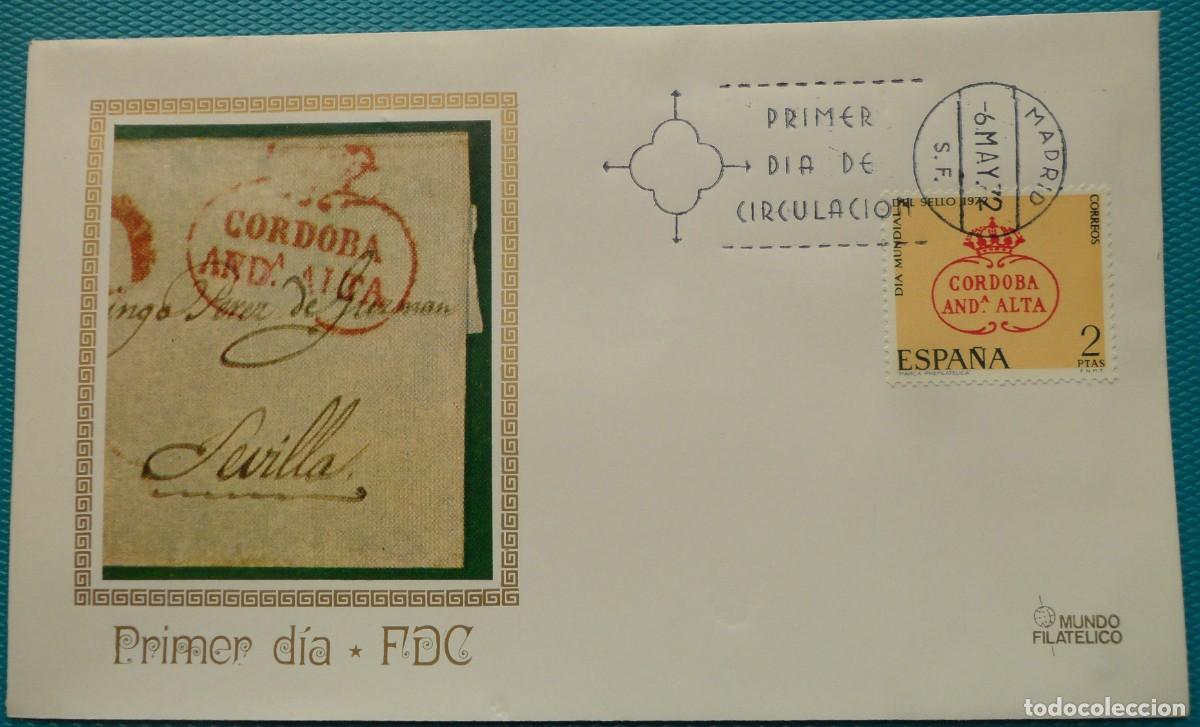Sellos: 1972-ESPA&Ntilde;A-SPD-VER FOTO-N&ordm;2092-DIA MUNDIAL DEL SELLO