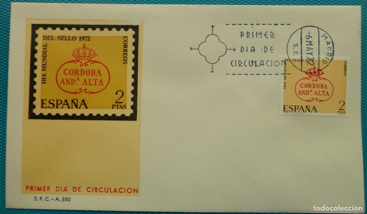 Sellos: 1972-ESPA&Ntilde;A-SPD-VER FOTO-N&ordm;2092-DIA MUNDIAL DEL SELLO