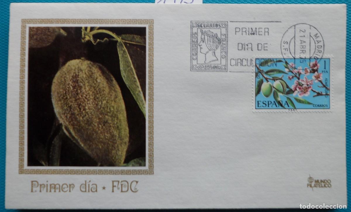 Sellos: 1975-ESPA&Ntilde;A-SPD-VER FOTO-N&ordm;2254-FLORA-ALMENDRO