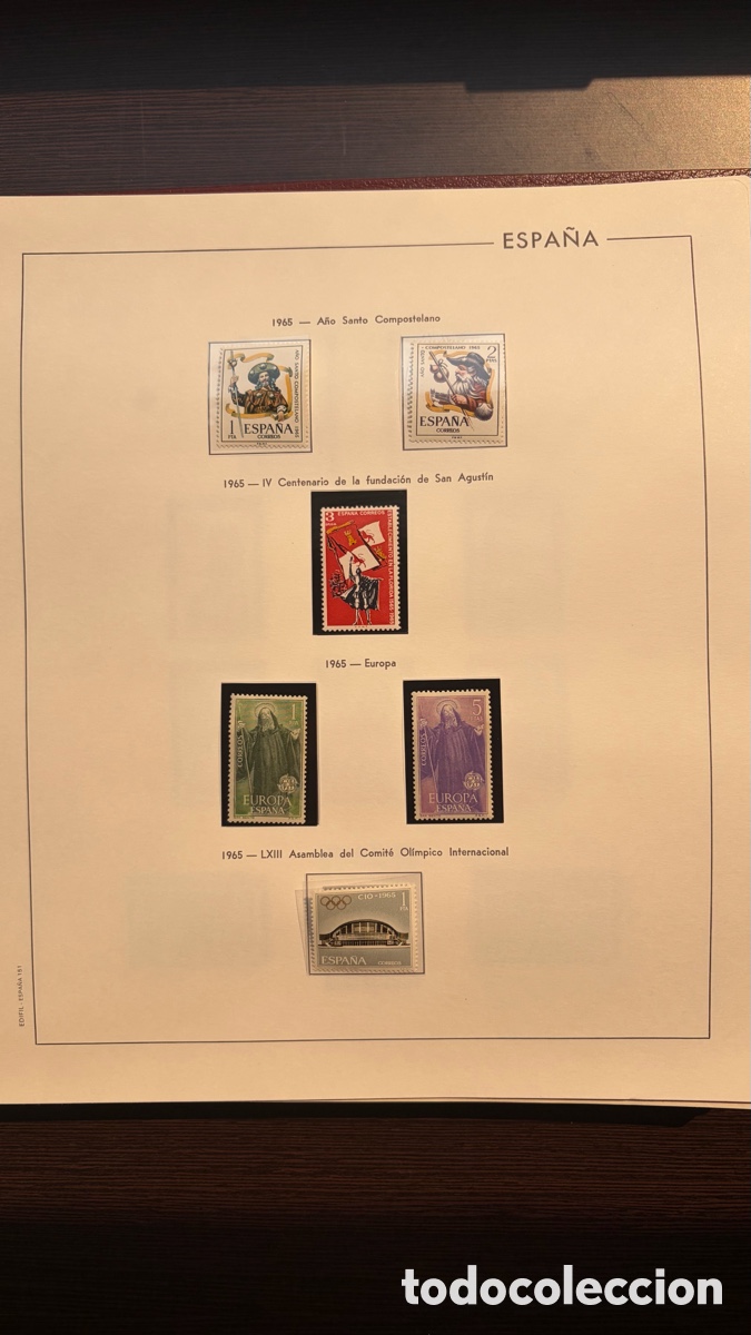 Sellos: COLECCI&Oacute;N DE SELLOS ESPA&Ntilde;A 1965&ndash;1975 - Foto 6