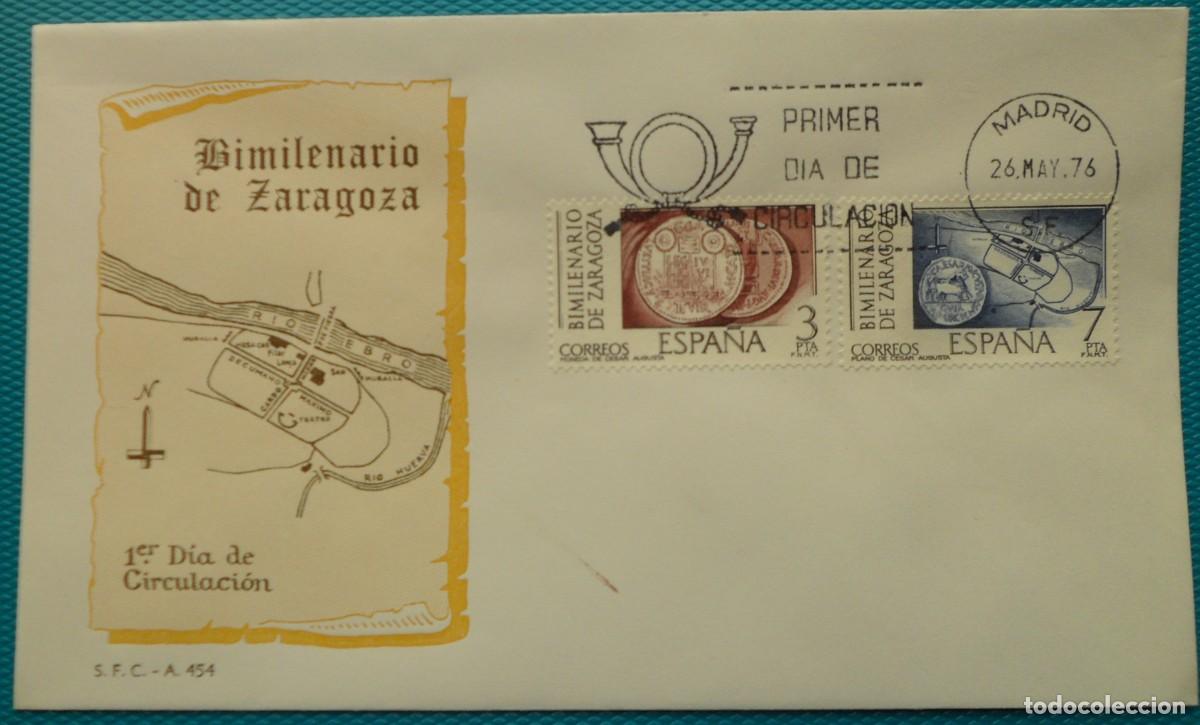 Sellos: 1976-ESPA&Ntilde;A-SPD-VER FOTO-N&ordm;2319/21-BIMILENARIO DE ZARAGOZA