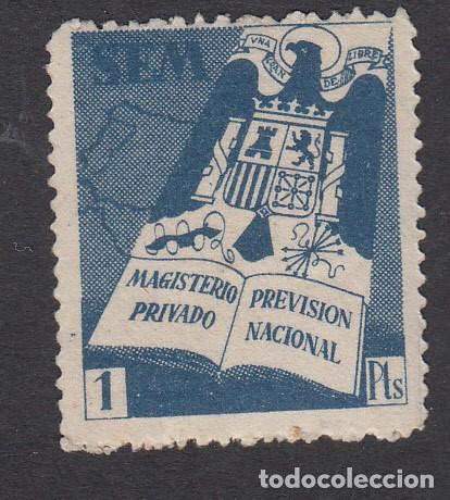 Sellos: FISCALES - SELLO SEM - MAGISTERIO PRIVADO - PREVISI&Oacute;N NACIONAL 1 PTA
