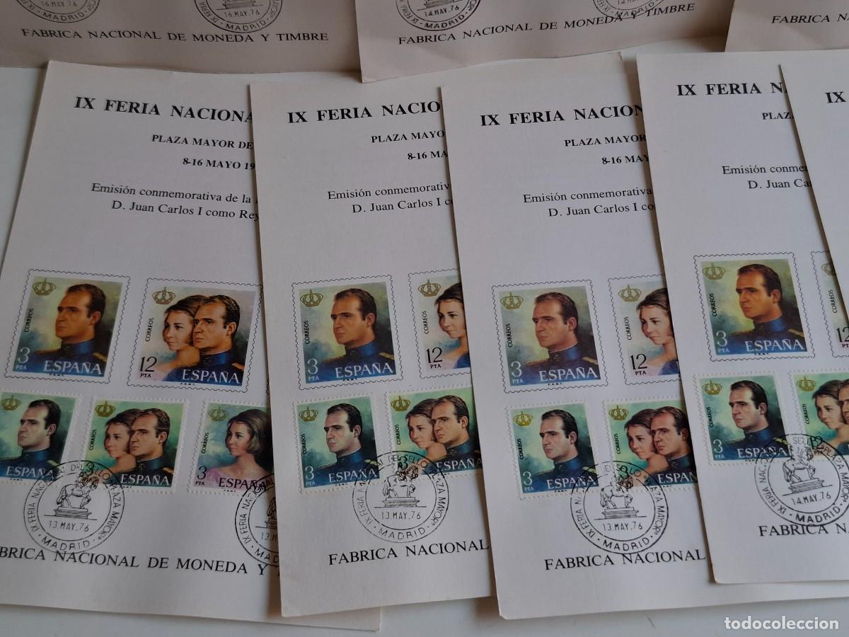 Sellos: 1976 ESPA&Ntilde;A 10 HOJAS CON SELLOS STAMP - Foto 3
