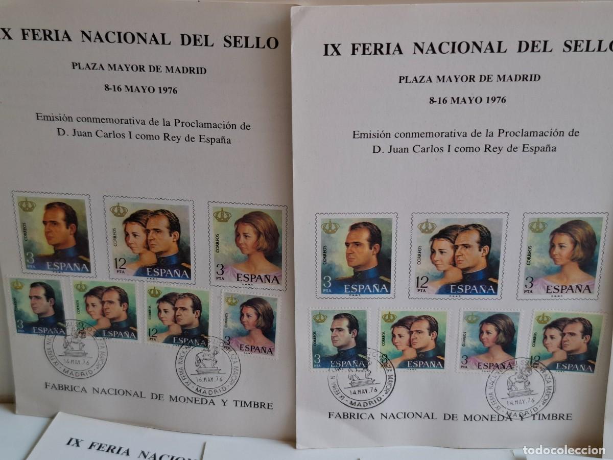 Sellos: 1976 ESPA&Ntilde;A 10 HOJAS CON SELLOS STAMP - Foto 4