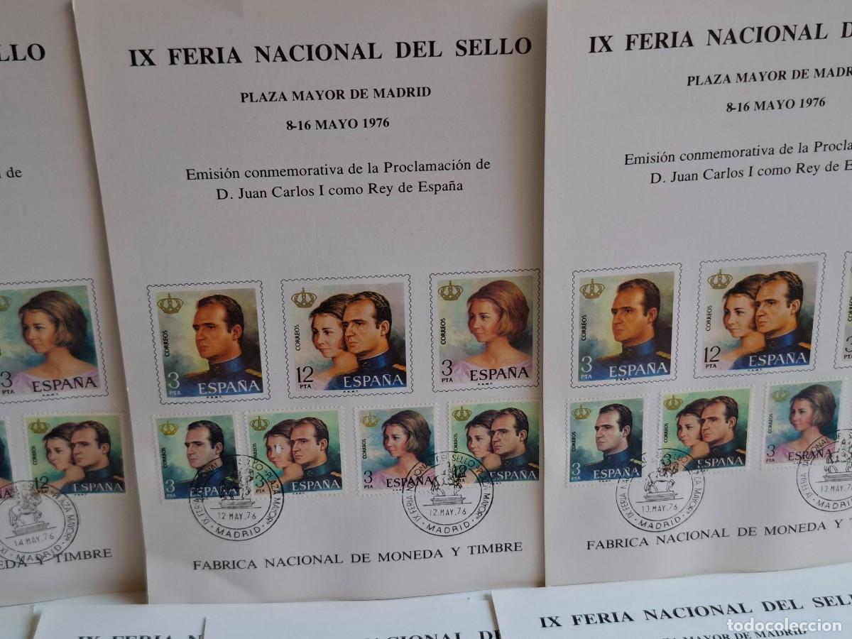Sellos: 1976 ESPA&Ntilde;A 10 HOJAS CON SELLOS STAMP - Foto 5