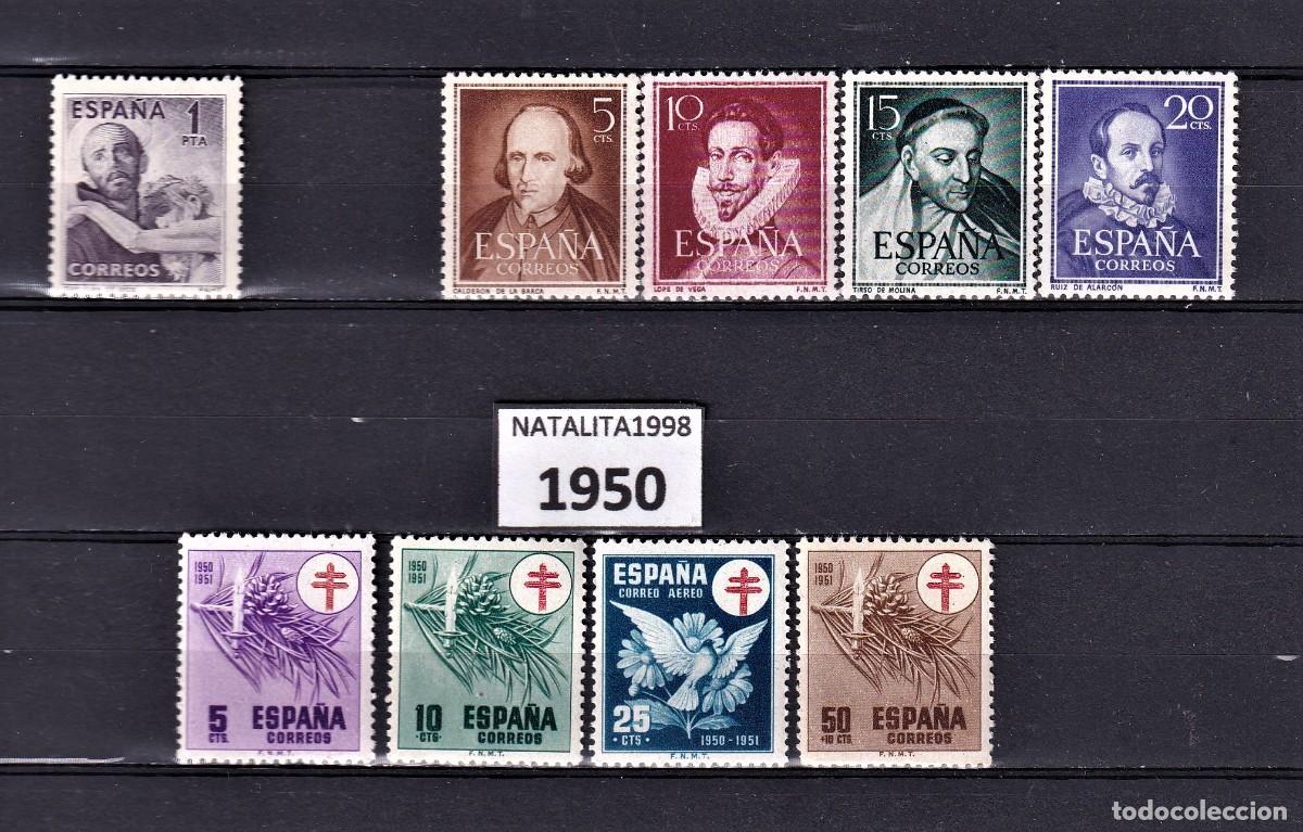 Sellos: Oferta sellos a&ntilde;o 1950 completo y nuevo sin fijasello sin 1075/1083