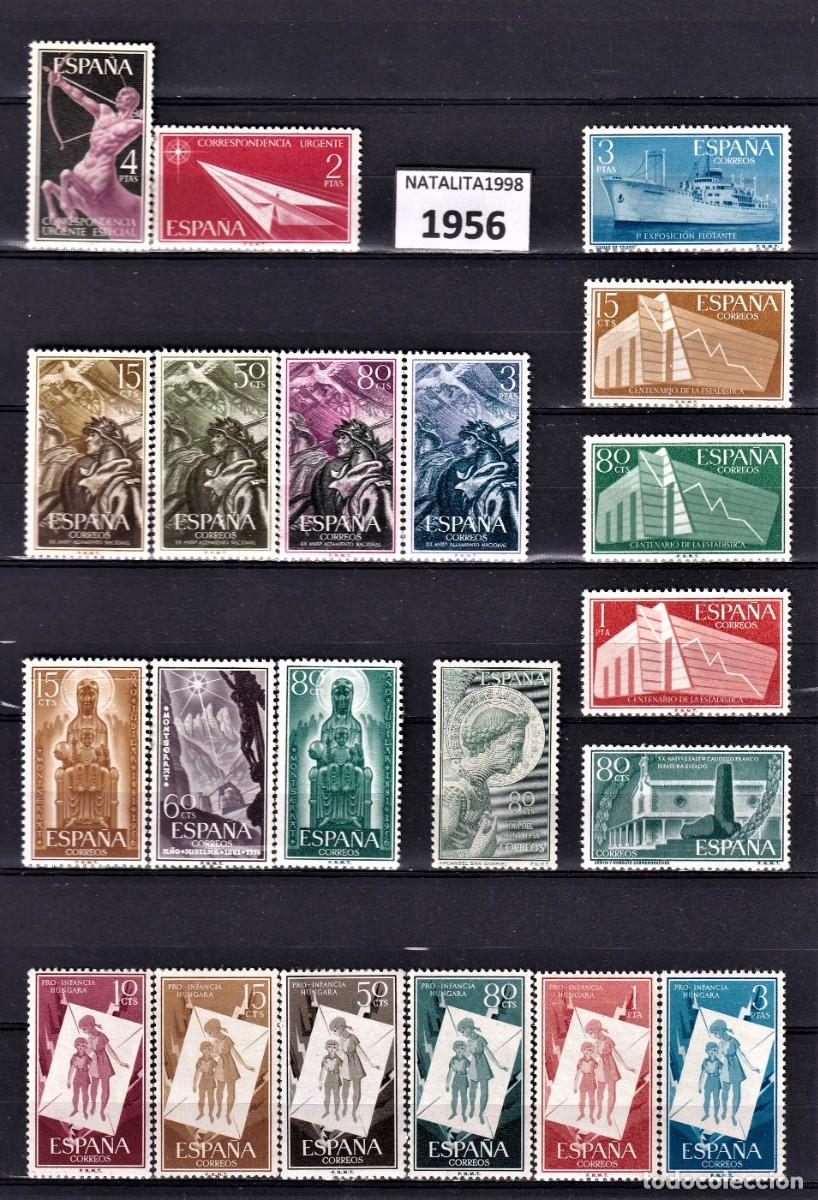 Sellos: Oferta sellos a&ntilde;o 1956/57 completo y nuevo sin fijasello