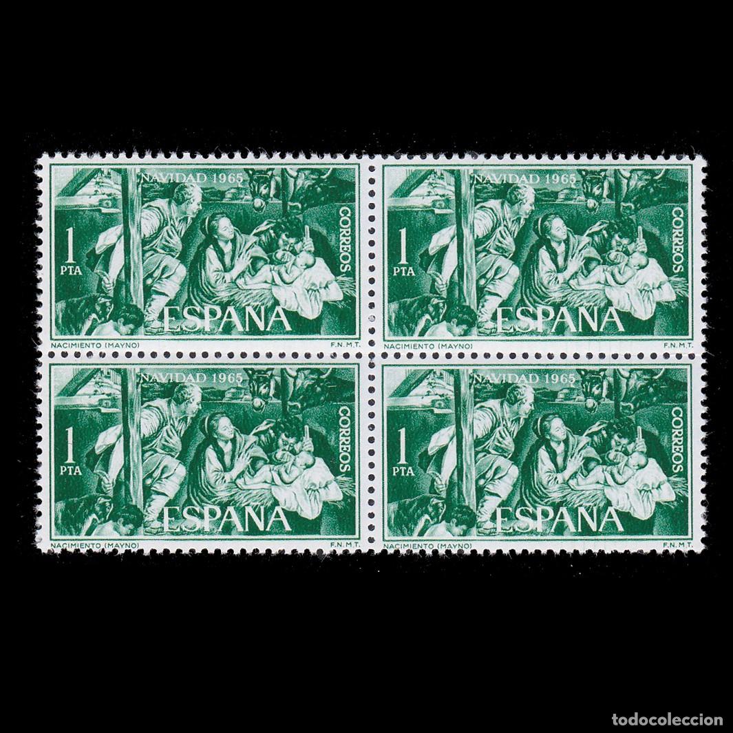 Sellos: Navidad. 1965. Blq4 Nuevo** Edifil 1695 + Obsequio