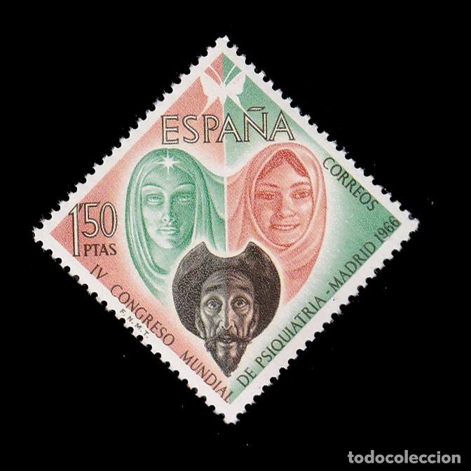 Sellos: Espa&ntilde;a. Cgr. Psiquiatr&iacute;a. 1966. Nuevo**.Edifil 1746 + OBSEQUIO