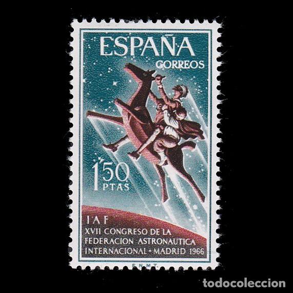 Sellos: Espa&ntilde;a. ASTRONA&Uacute;TICA. 1966. Nuevo**.Edifil 1749 + OBSEQUIO