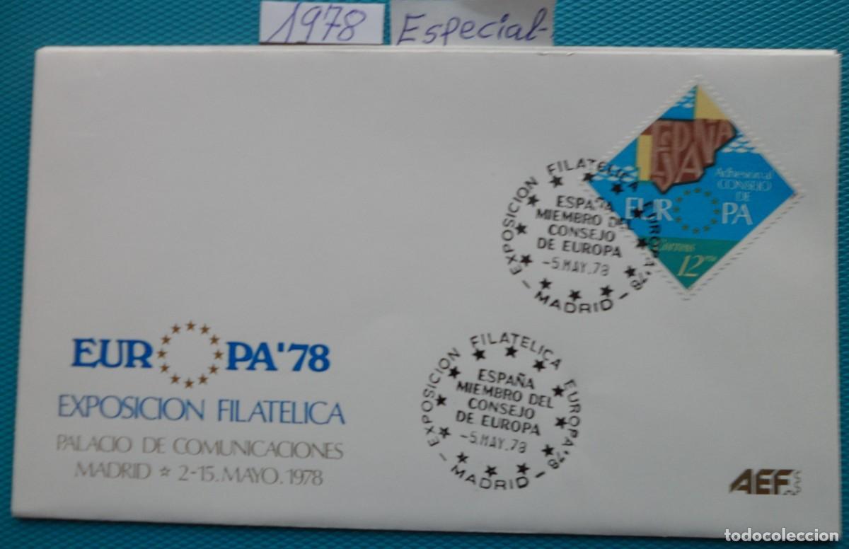 Sellos: 1978-ESPA&Ntilde;A-SPD-VER FOTO-N&ordm;2476-ADHESION DE ESPA&Ntilde;A AL CONSEJO DE EUROPA